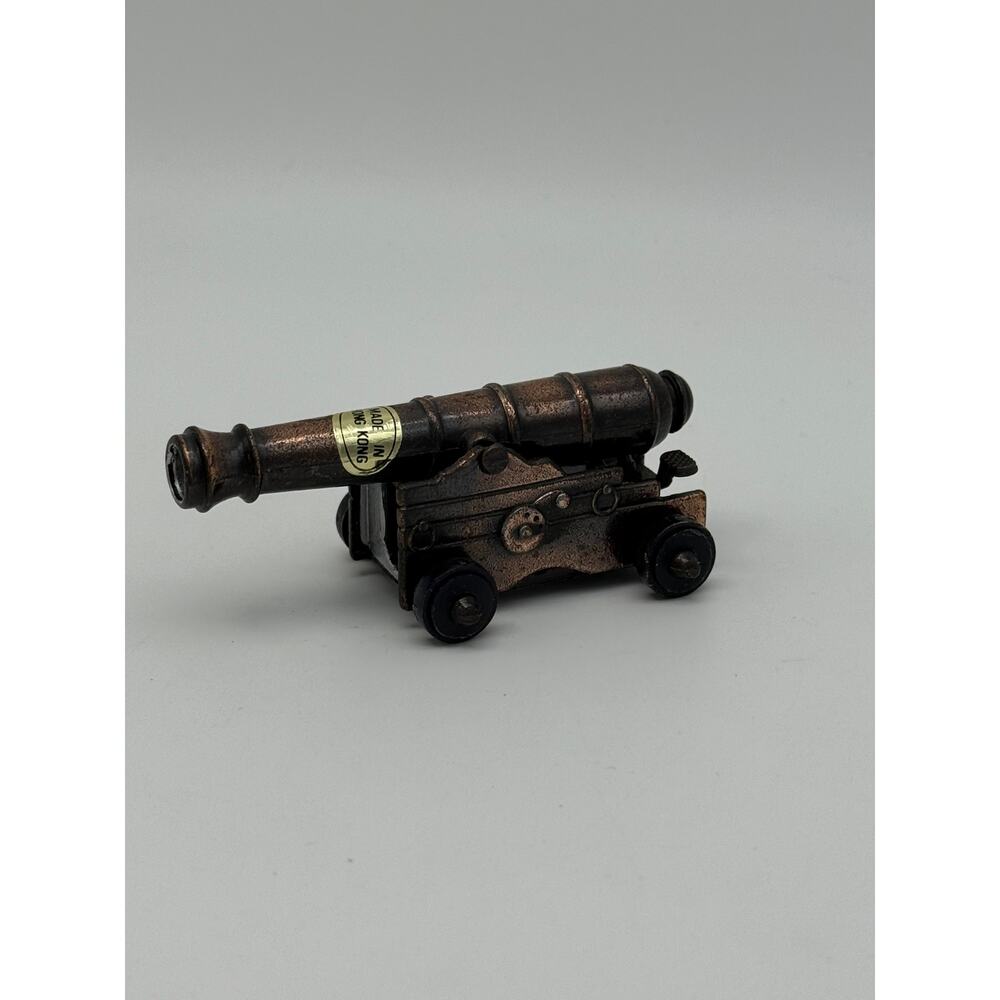 Die Cast Miniature Bronze Civil War Cannon Pencil Sharpener Military Collectible